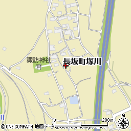 山梨県北杜市長坂町塚川2077周辺の地図