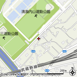 東京都清瀬市下宿3丁目1085周辺の地図