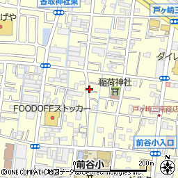 埼玉県三郷市戸ヶ崎2丁目周辺の地図