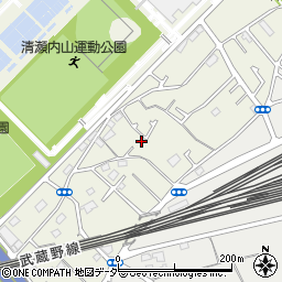 東京都清瀬市下宿3丁目1067-3周辺の地図