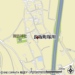 山梨県北杜市長坂町塚川2076周辺の地図