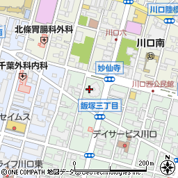 給湯器の修理サービス２４川口飯塚店周辺の地図