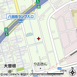 埼玉県八潮市大曽根1619-1周辺の地図