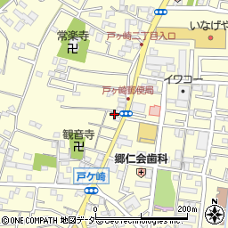 埼玉県三郷市戸ヶ崎2172周辺の地図