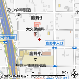 埼玉県三郷市鷹野3丁目周辺の地図