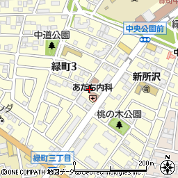新所沢コミュニティセンター周辺の地図