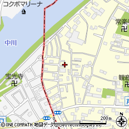 埼玉県三郷市戸ヶ崎3178-7周辺の地図