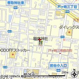 埼玉県三郷市戸ヶ崎2丁目493-3周辺の地図