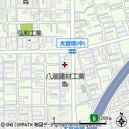 埼玉県八潮市大曽根1407周辺の地図