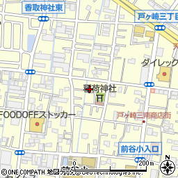 埼玉県三郷市戸ヶ崎2丁目492周辺の地図