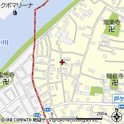 埼玉県三郷市戸ヶ崎3182周辺の地図