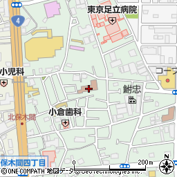 そんぽの家竹ノ塚サンフラワー周辺の地図
