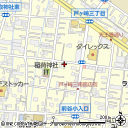 埼玉県三郷市戸ヶ崎2丁目548周辺の地図