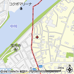 埼玉県三郷市戸ヶ崎3180周辺の地図