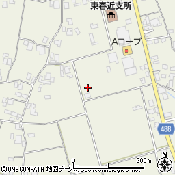 長野県伊那市東春近中殿島1786周辺の地図