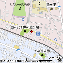 千葉県松戸市金ケ作404-91周辺の地図
