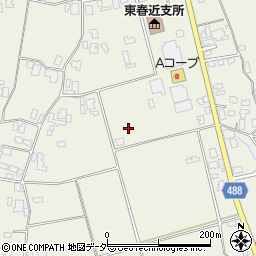 長野県伊那市東春近中殿島1786-5周辺の地図