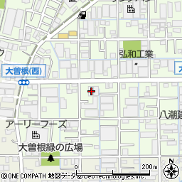 埼玉県八潮市大曽根1350周辺の地図