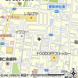 株式会社オジックとダイア　三郷工場周辺の地図