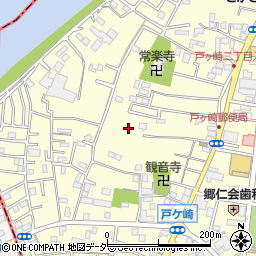 埼玉県三郷市戸ヶ崎2176-1周辺の地図