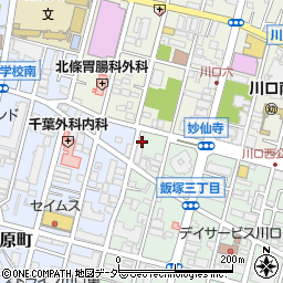 ナビパーク川口飯塚第１駐車場周辺の地図