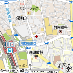 カヤノめがね川口駅前店周辺の地図
