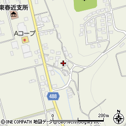 長野県伊那市東春近中殿島7335周辺の地図