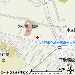 千葉県松戸市千駄堀1107周辺の地図