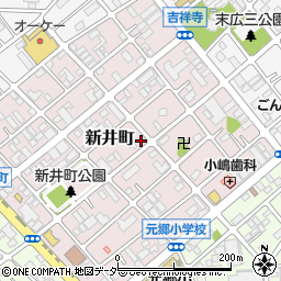 埼玉県川口市新井町周辺の地図