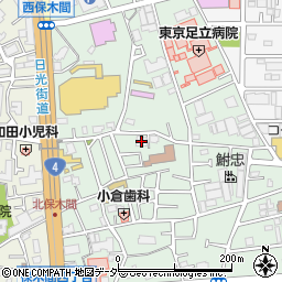 山一化工東京工場周辺の地図