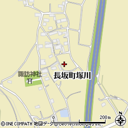 山梨県北杜市長坂町塚川2090周辺の地図