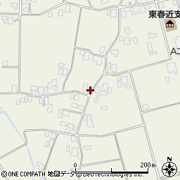 長野県伊那市東春近中殿島2658-1周辺の地図