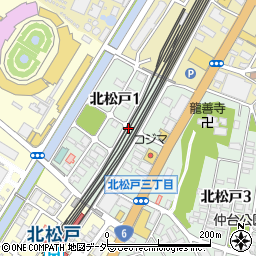 〒271-0063 千葉県松戸市北松戸の地図