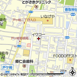 埼玉県三郷市戸ヶ崎2丁目318周辺の地図