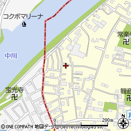 埼玉県三郷市戸ヶ崎3178-1周辺の地図