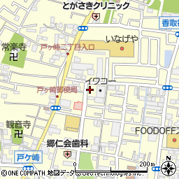 埼玉県三郷市戸ヶ崎2丁目317周辺の地図