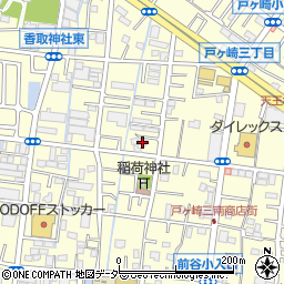 埼玉県三郷市戸ヶ崎2丁目193-1周辺の地図