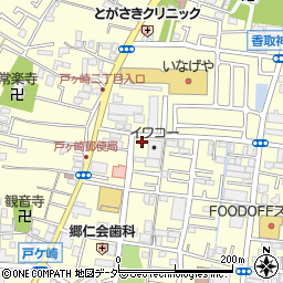 埼玉県三郷市戸ヶ崎2丁目317-3周辺の地図