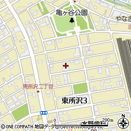 ロイヤルステージ東所沢周辺の地図