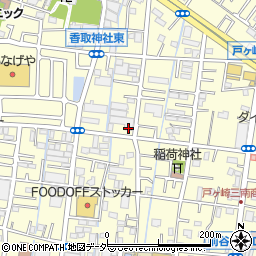 埼玉県三郷市戸ヶ崎2丁目223周辺の地図