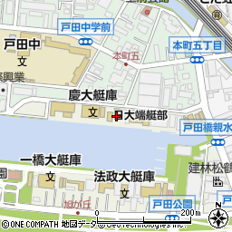 東京外国語大学戸田合宿研修施設周辺の地図