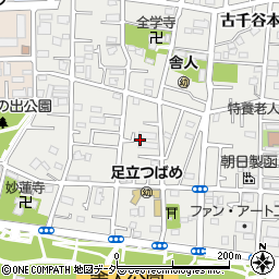 東京都足立区古千谷本町1丁目10周辺の地図