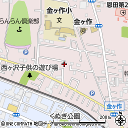千葉県松戸市金ケ作313-7周辺の地図