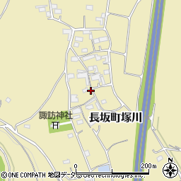 山梨県北杜市長坂町塚川2092周辺の地図