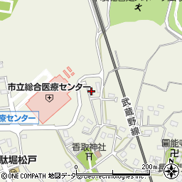 千葉県松戸市千駄堀119-2周辺の地図