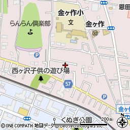 千葉県松戸市金ケ作313周辺の地図