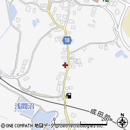 千葉県成田市松崎2068-4周辺の地図