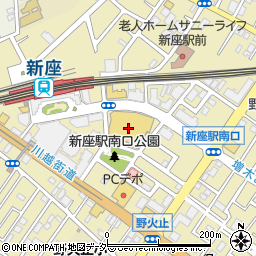 日本トイザらス株式会社　新座店周辺の地図