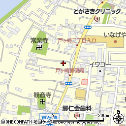 埼玉県三郷市戸ヶ崎2189周辺の地図