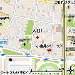 東京都足立区入谷1丁目12周辺の地図